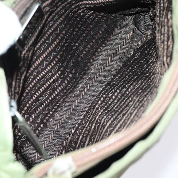 PRADA Hand Bag Nylon Khaki Auth cl841 - Picture 10 of 16
